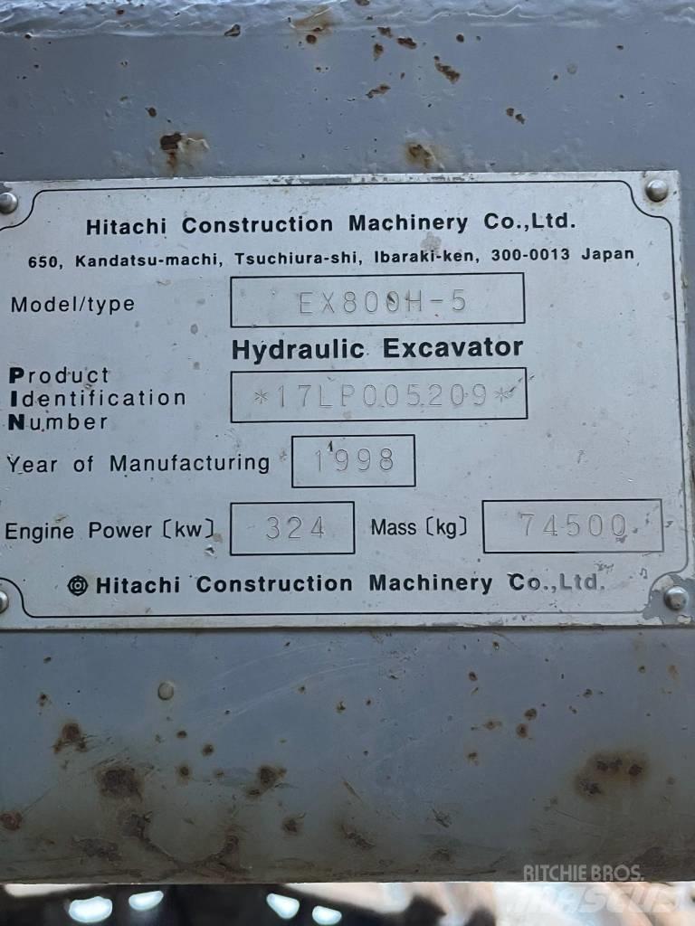 Hitachi EX 800 H-5 حفارات زحافة