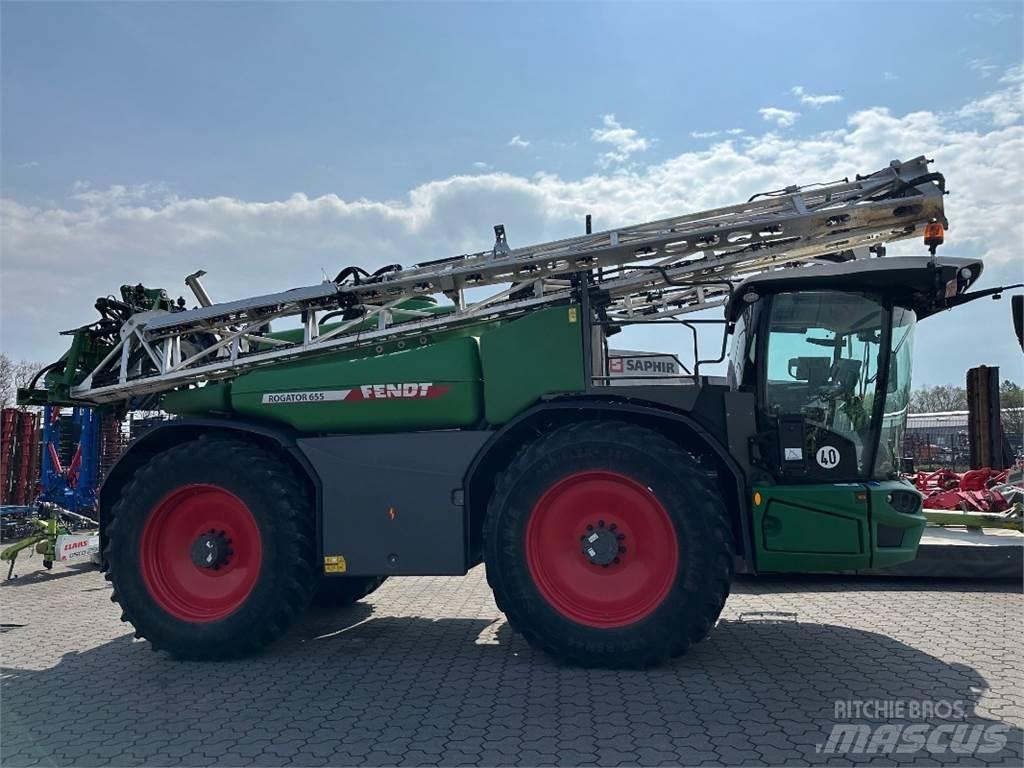 Fendt Rogator 655 الرشاشات