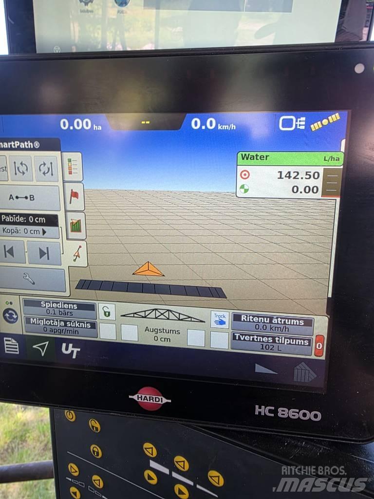Hardi Navigator 4000 الرشاشات