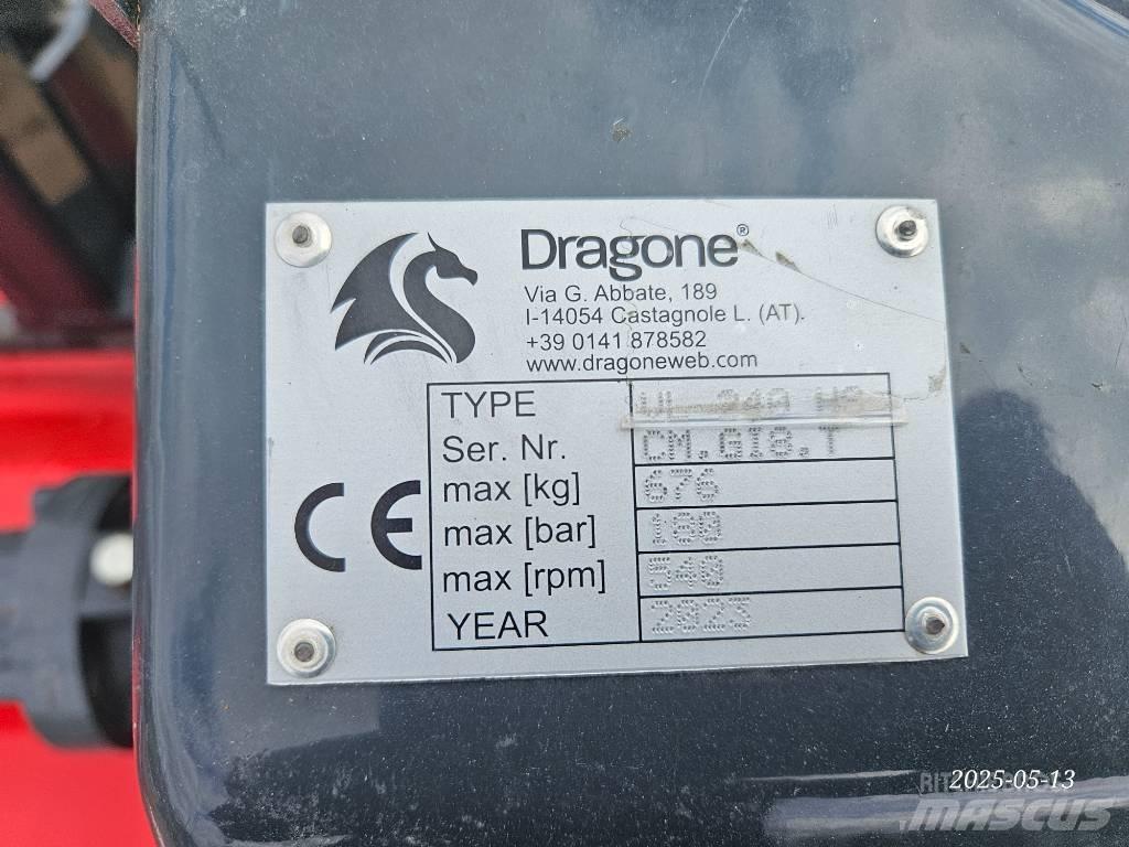 Dragone VL 240 جزازات وأغطية المراعي