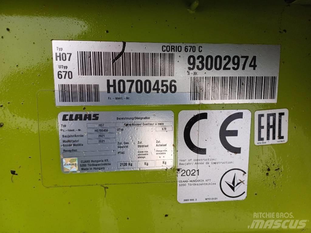 CLAAS Corio ملحقات الحصادات