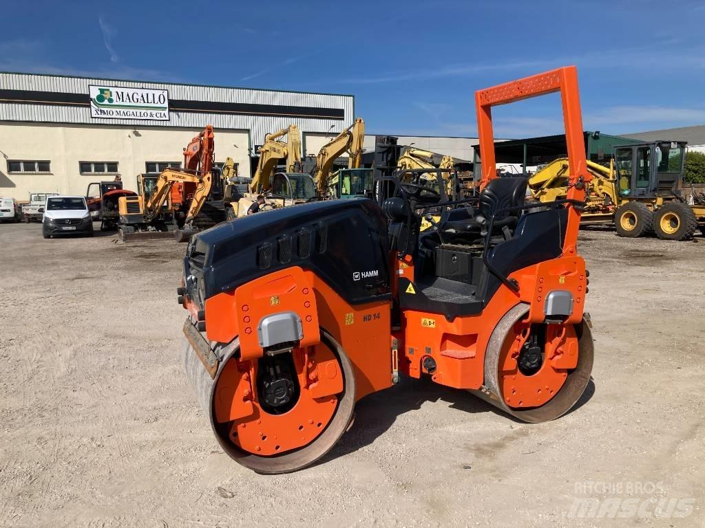 Hamm HD 14 VV مداحل ثنائية الاسطوانة