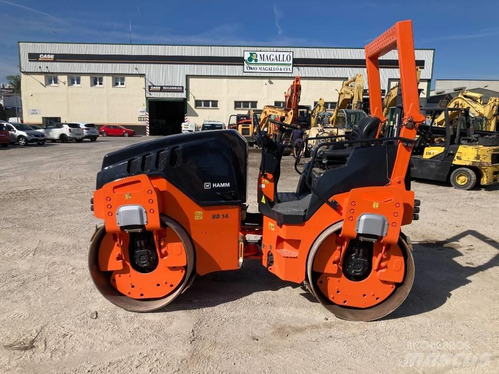 Hamm HD 14 VV مداحل ثنائية الاسطوانة