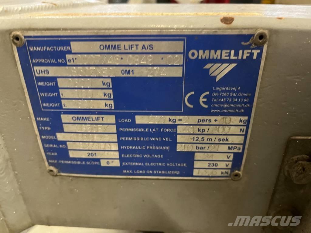 Omme 1830 EX المنصات الهوائية المثبتة على مقطورة