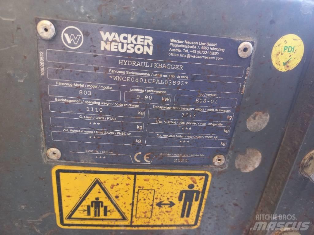 Wacker Neuson 803 حفارات زحافة