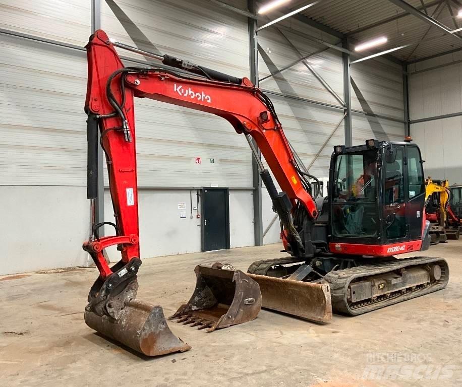 Kubota KX 080-4 حفارات وسط 7 طن - 12 طن
