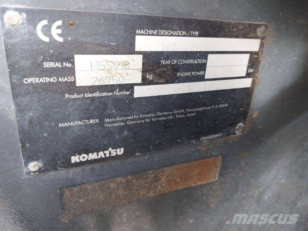 Komatsu WA470-8 لوادر بعجل