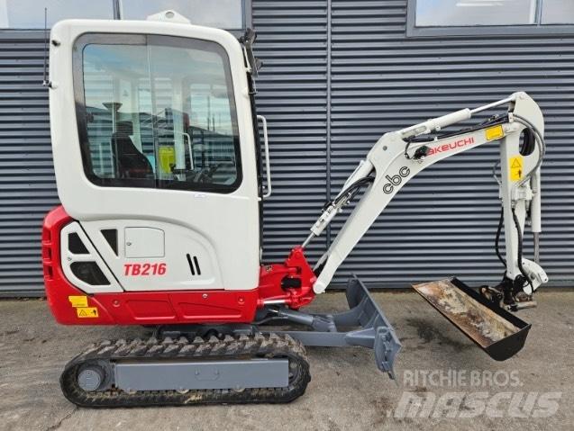 Takeuchi TB 216 حفارات صغيرة أقل من 7 طن (حفارات صغيرة)