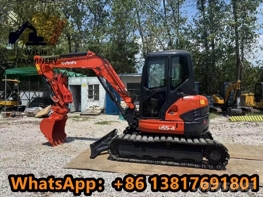 Kubota U 55-4 حفارات صغيرة أقل من 7 طن (حفارات صغيرة)