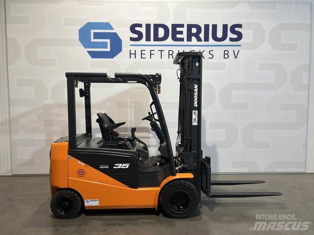 Doosan B34NS شاحنات ذات رافعات شوكية تعمل بالكهرباء