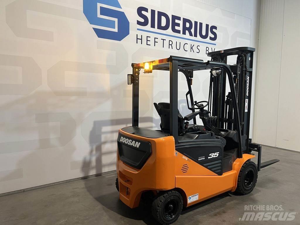 Doosan B34NS شاحنات ذات رافعات شوكية تعمل بالكهرباء