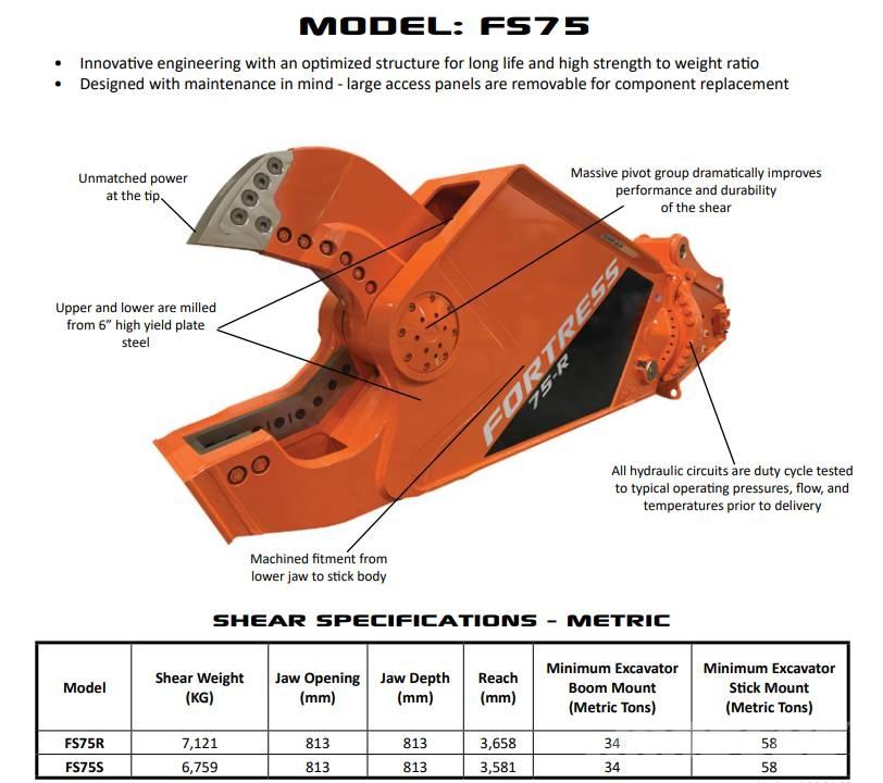  Fortress FS75 جراشات البناء