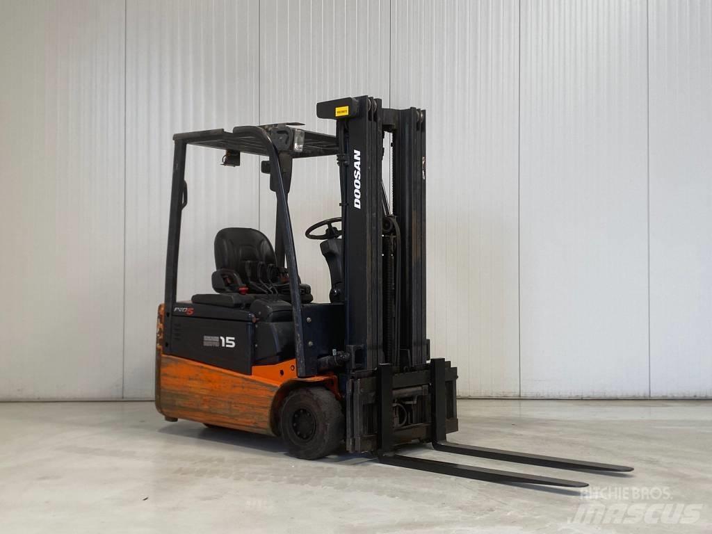 Doosan B15T-5 شاحنات ذات رافعات شوكية تعمل بالكهرباء