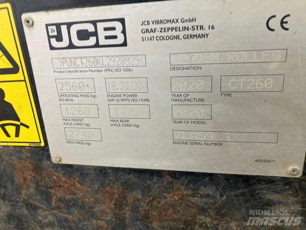 JCB CT 260-120 مداحل ثنائية الاسطوانة