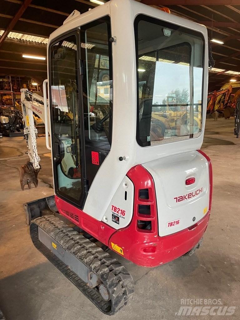 Takeuchi TB216 حفارات صغيرة أقل من 7 طن (حفارات صغيرة)