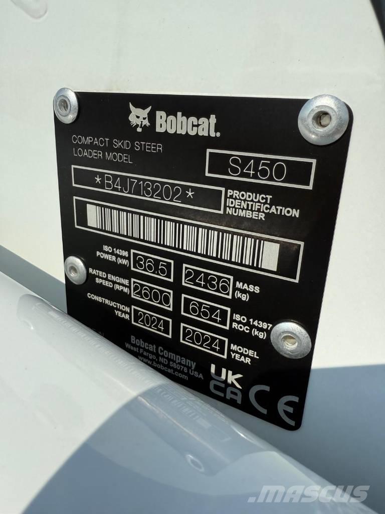 Bobcat S 450 لوادر انزلاقية التوجيه