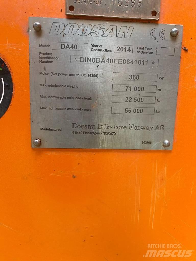 Doosan DA 40 ساحبات مفصلية