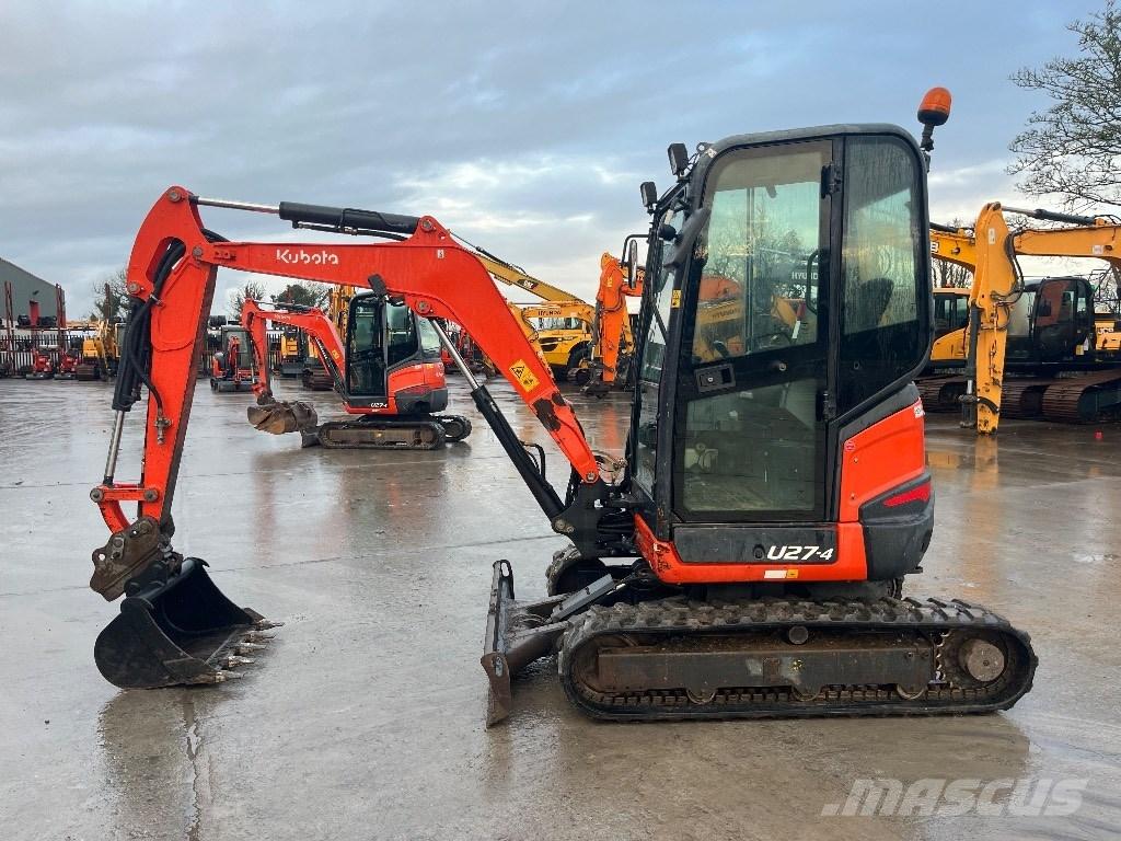 Kubota U 27-4 حفارات صغيرة أقل من 7 طن (حفارات صغيرة)