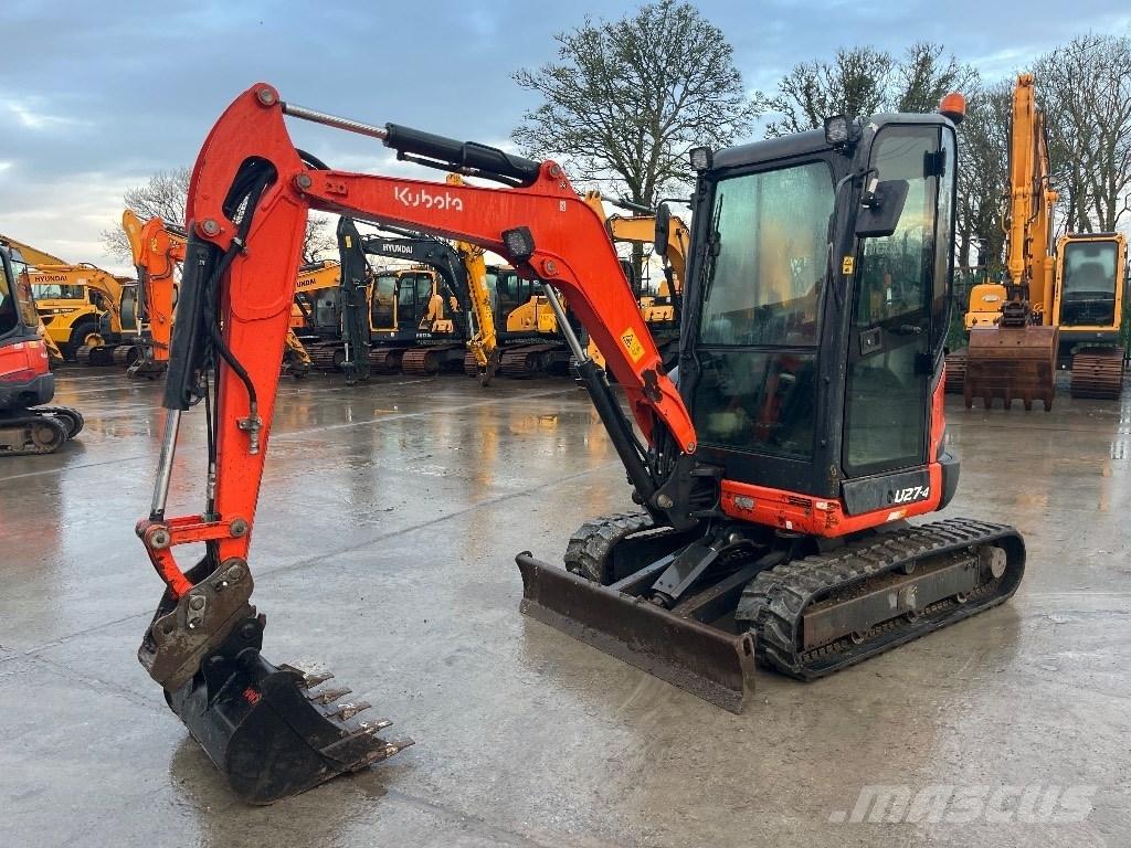 Kubota U 27-4 حفارات صغيرة أقل من 7 طن (حفارات صغيرة)