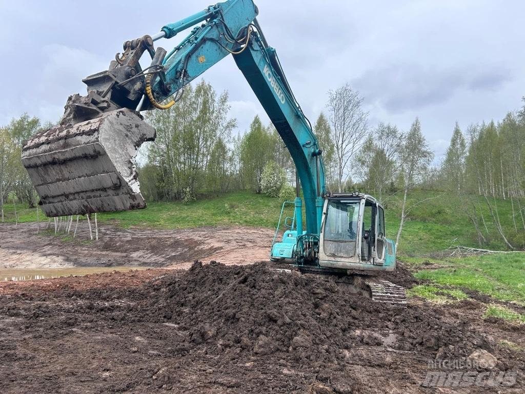 Kobelco SK210 lc حفارات زحافة