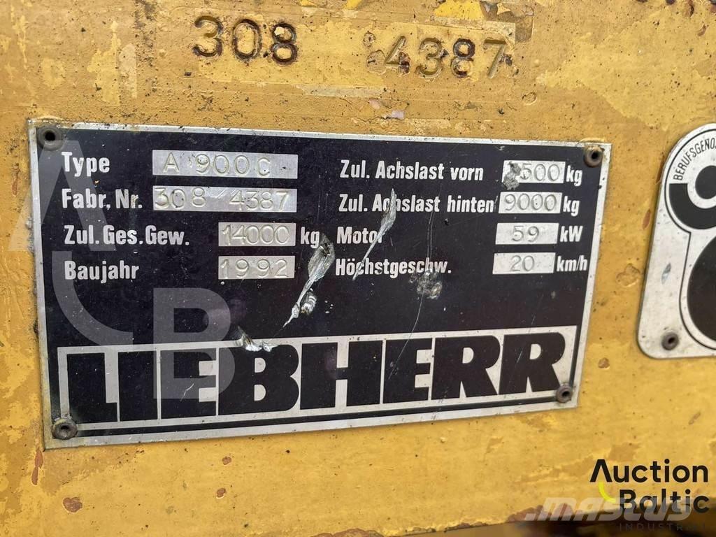 Liebherr A 900 C حفارات بعجل