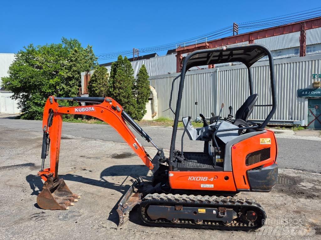 Kubota KX 018-4 حفارات صغيرة أقل من 7 طن (حفارات صغيرة)