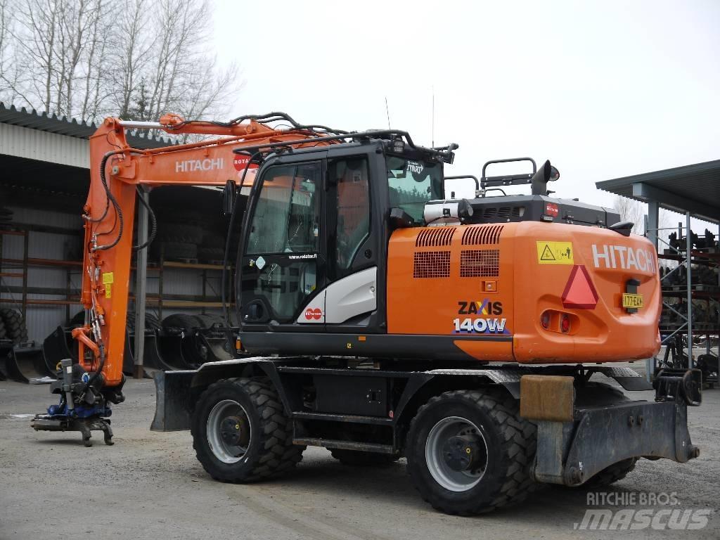 Hitachi ZX 140 W-6 حفارات بعجل