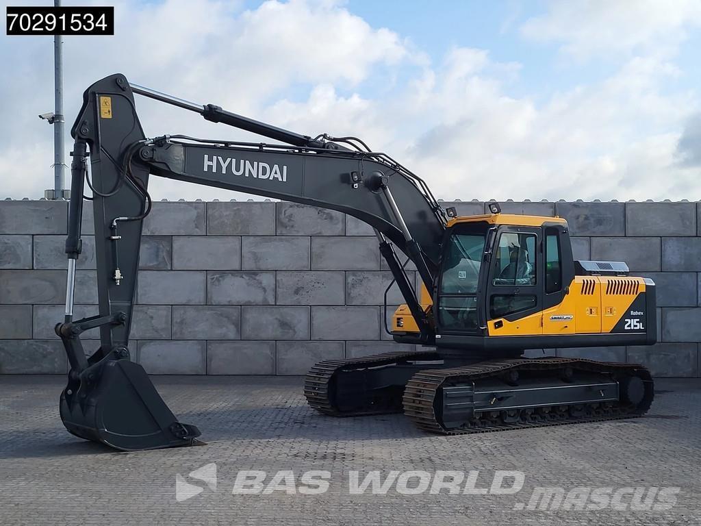 Hyundai R215 L حفارات زحافة