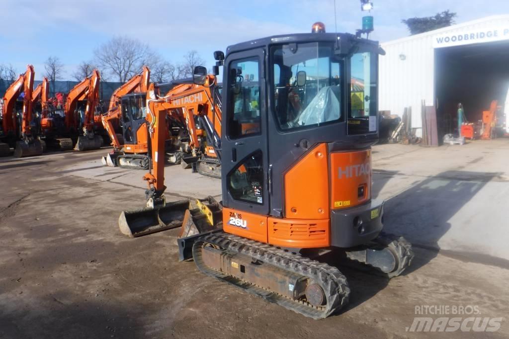 Hitachi ZX 26 U-6 حفارات صغيرة أقل من 7 طن (حفارات صغيرة)
