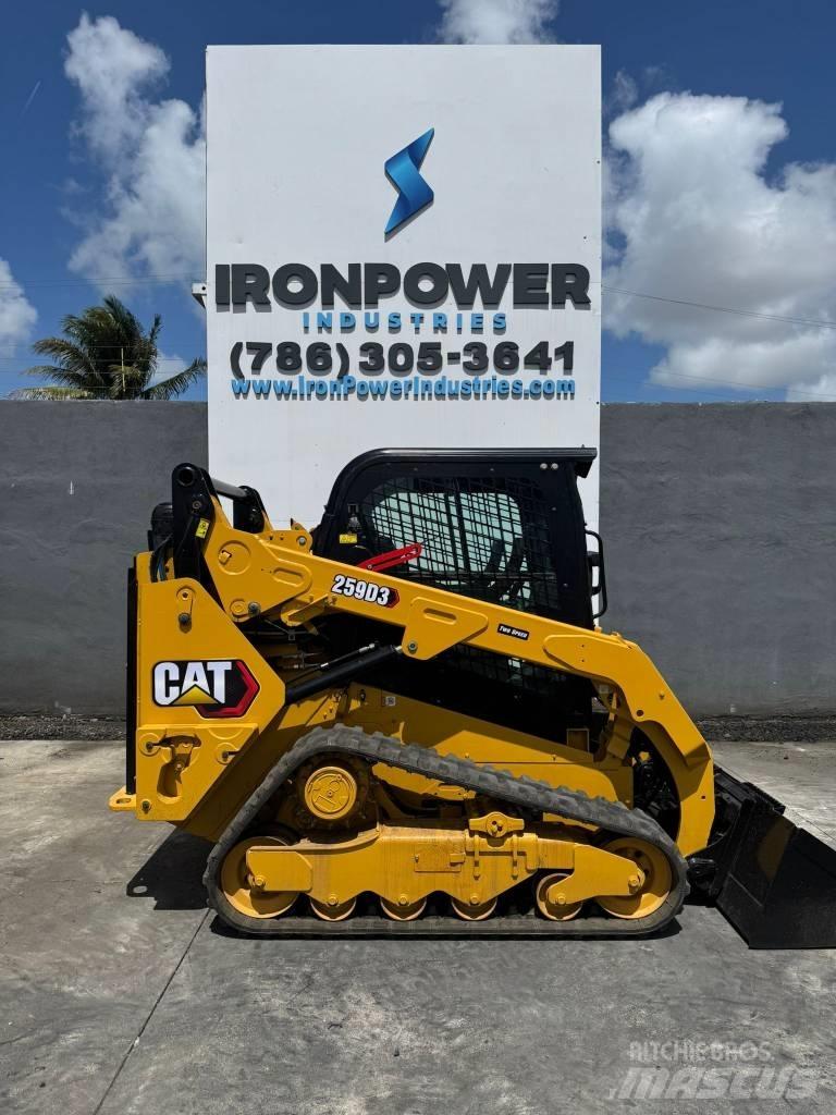 CAT 259D3 لوادر انزلاقية التوجيه