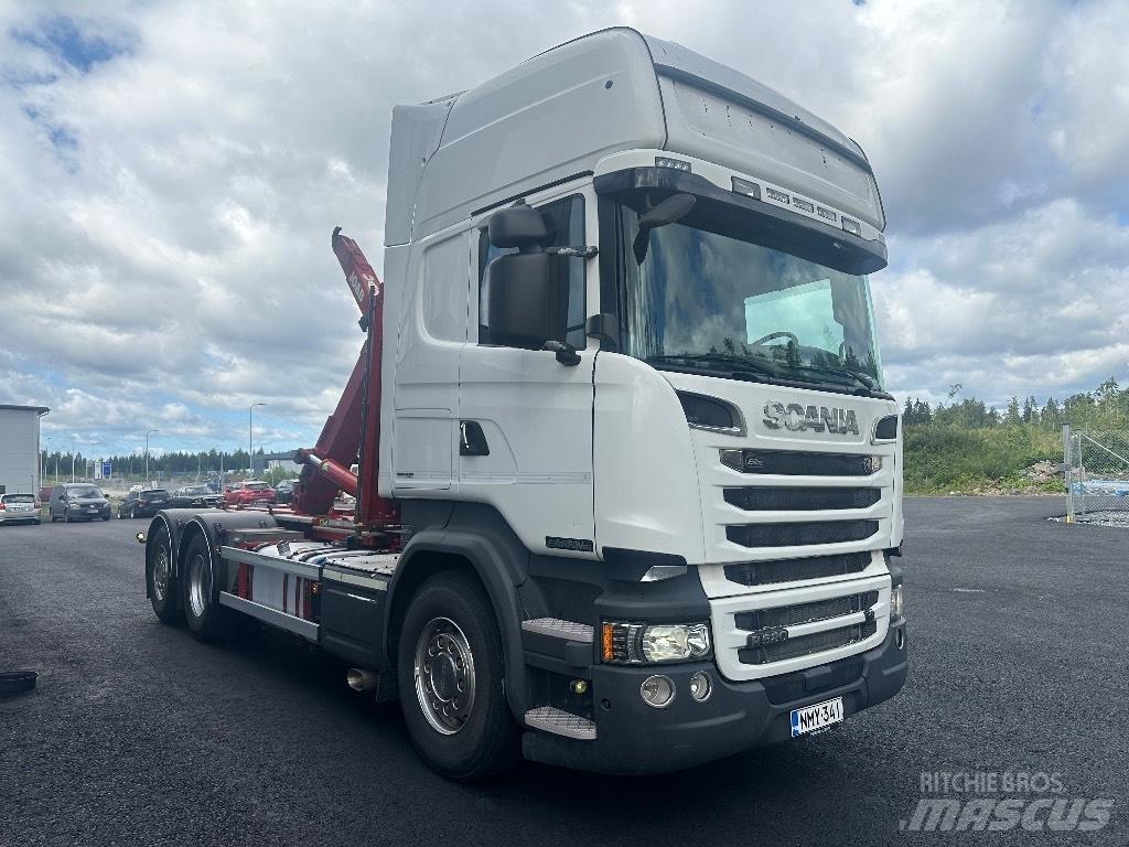Scania R520 6x2*4 شاحنات الرافعات الخطافية