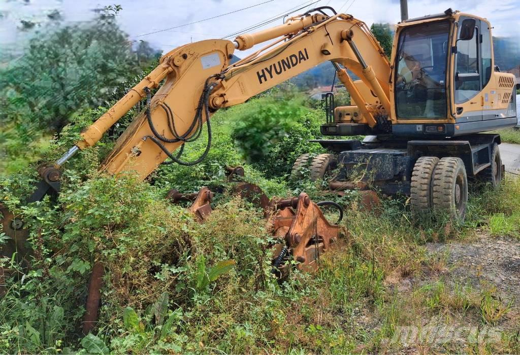 Hyundai Robex 140 W حفارات بعجل