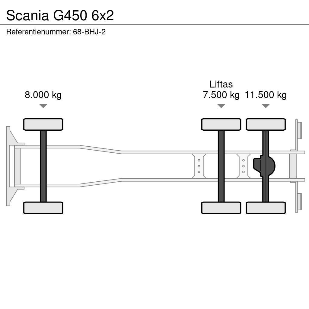 Scania G450 6x2 شاحنات بمقصورة وهيكل