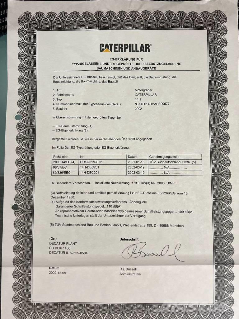 CAT 14 H VHP معدات تمهيد الطرق