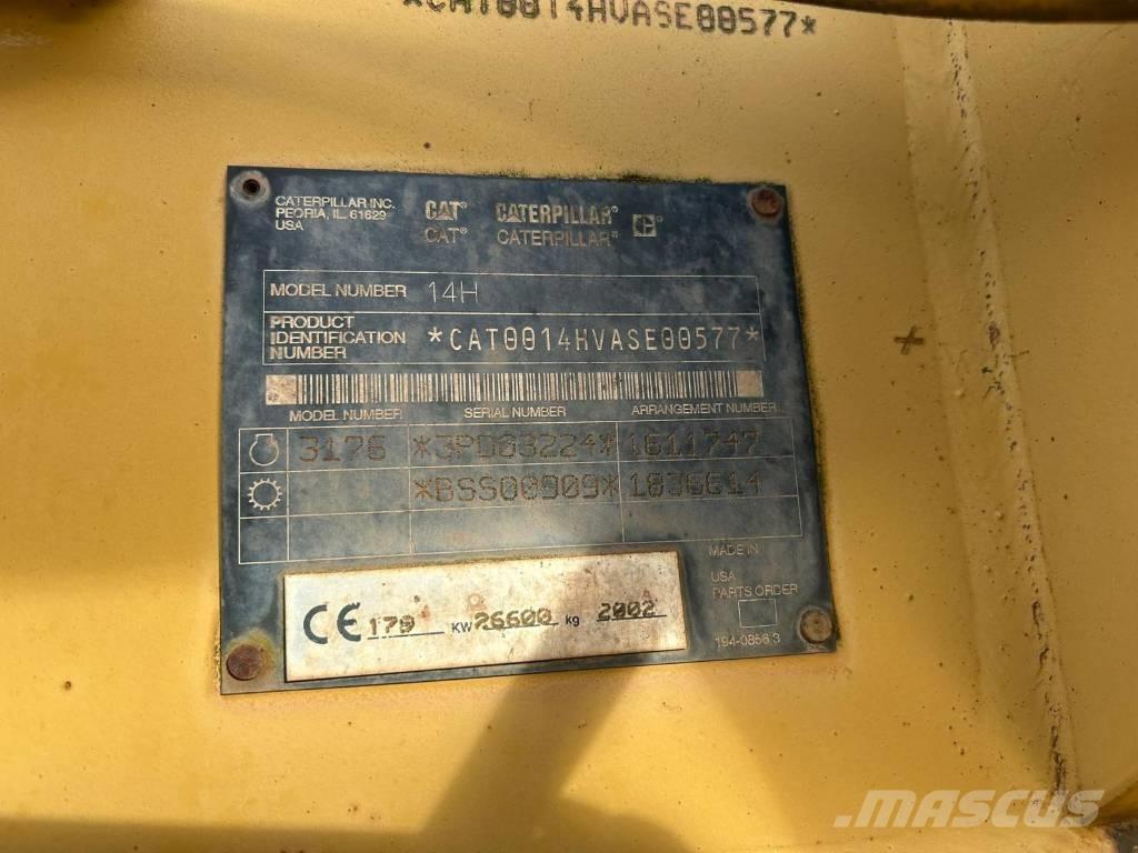 CAT 14 H VHP معدات تمهيد الطرق