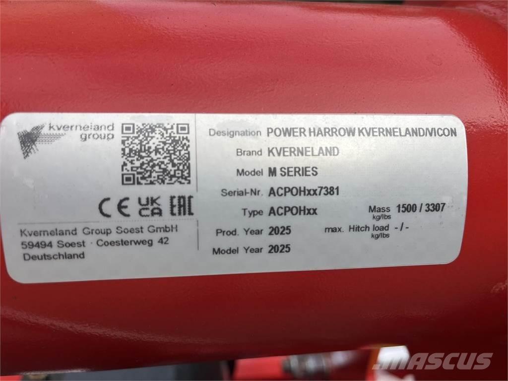 Kverneland M serie الكاسحات وقلابات التربة ذات المحركات