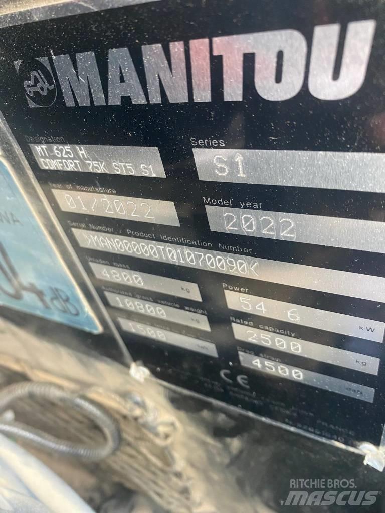 Manitou MT 625 H مناولات متداخلة
