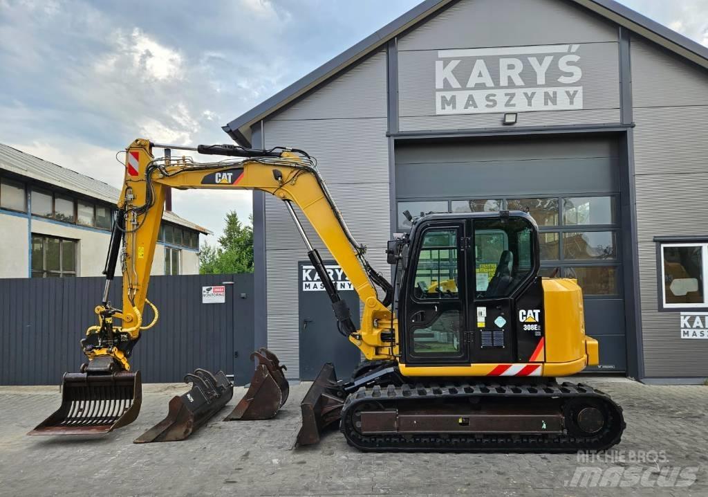CAT 308 E 2 CR حفارات وسط 7 طن - 12 طن