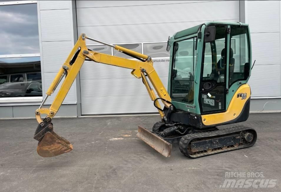 Yanmar SV 18 حفارات صغيرة أقل من 7 طن (حفارات صغيرة)