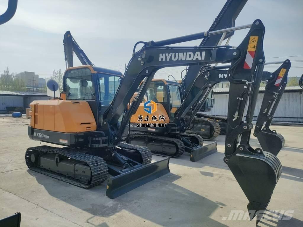 Hyundai HX60Pro حفارات صغيرة أقل من 7 طن (حفارات صغيرة)