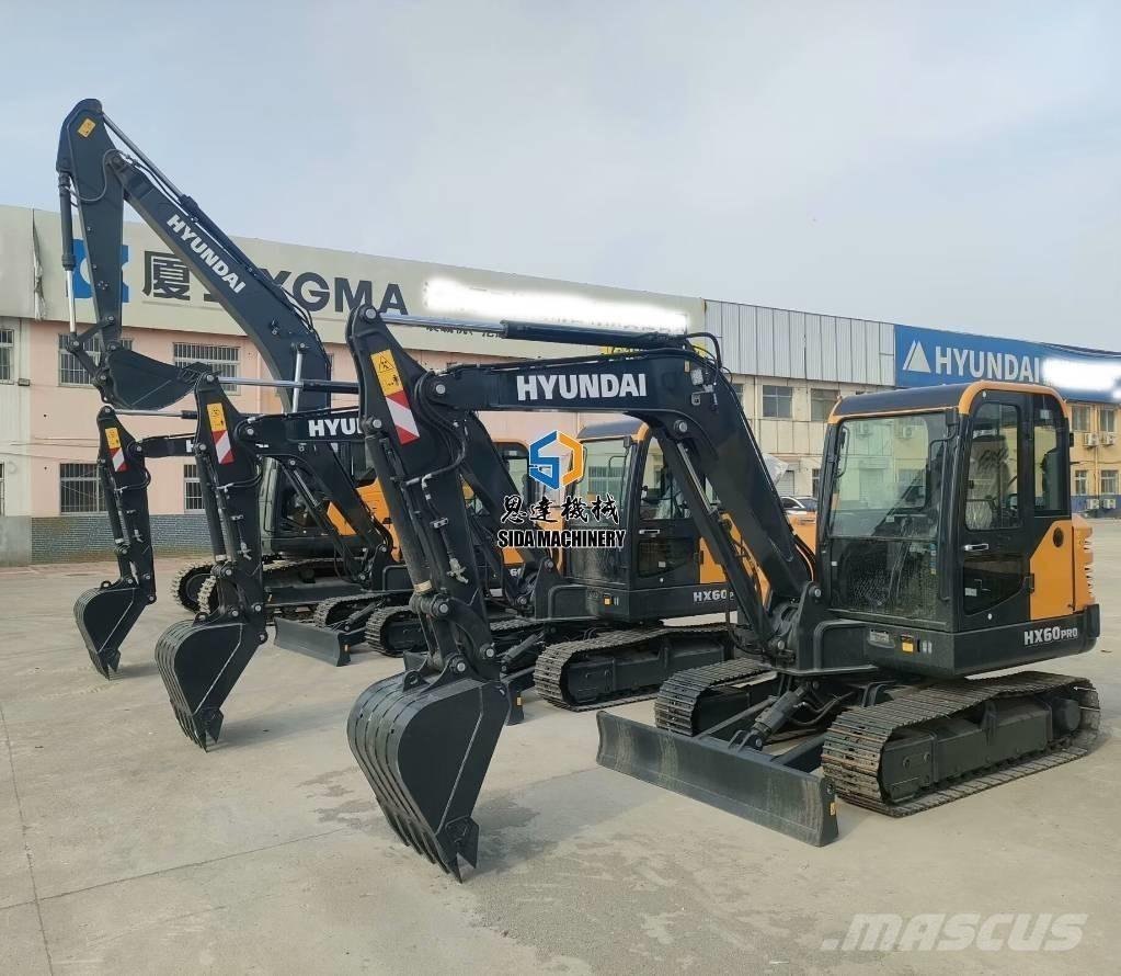 Hyundai HX60Pro حفارات صغيرة أقل من 7 طن (حفارات صغيرة)