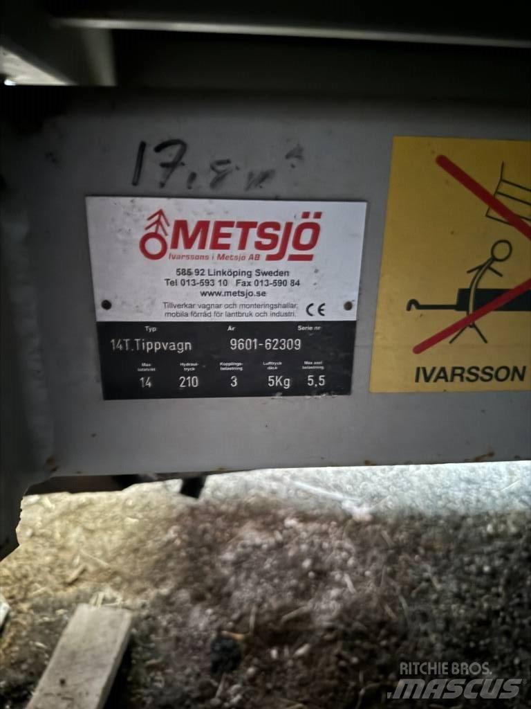 Metsjö 14 ton مقطورة حبوب