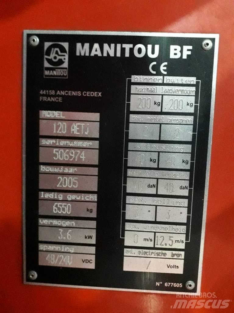 Manitou 120 AETJ رافعات سلة مفصلية