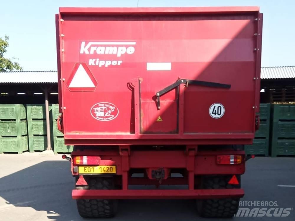 Krampe Big Body 550 نصف مقطورات مسطحة / مفصلية الجوانب