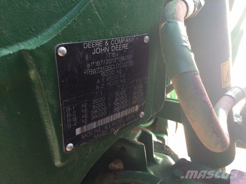 John Deere 7R310 الجرارات