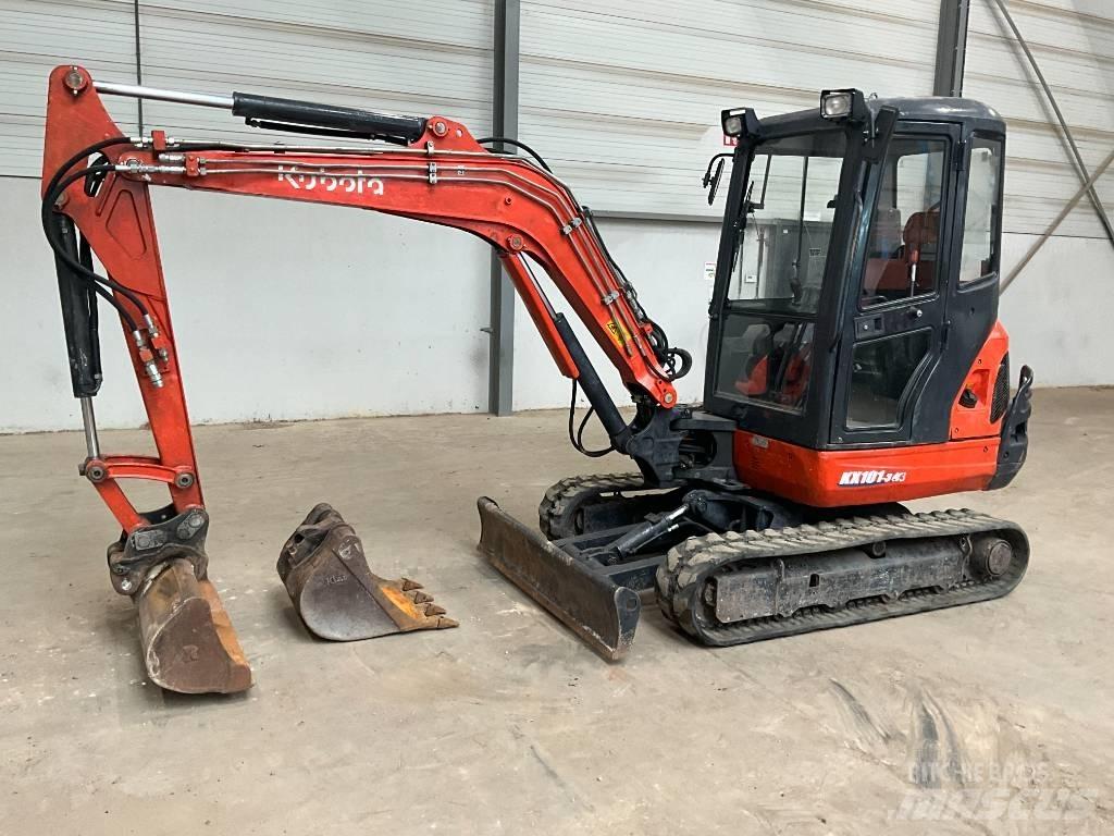 Kubota KX 101-3 A 3 حفارات صغيرة أقل من 7 طن (حفارات صغيرة)