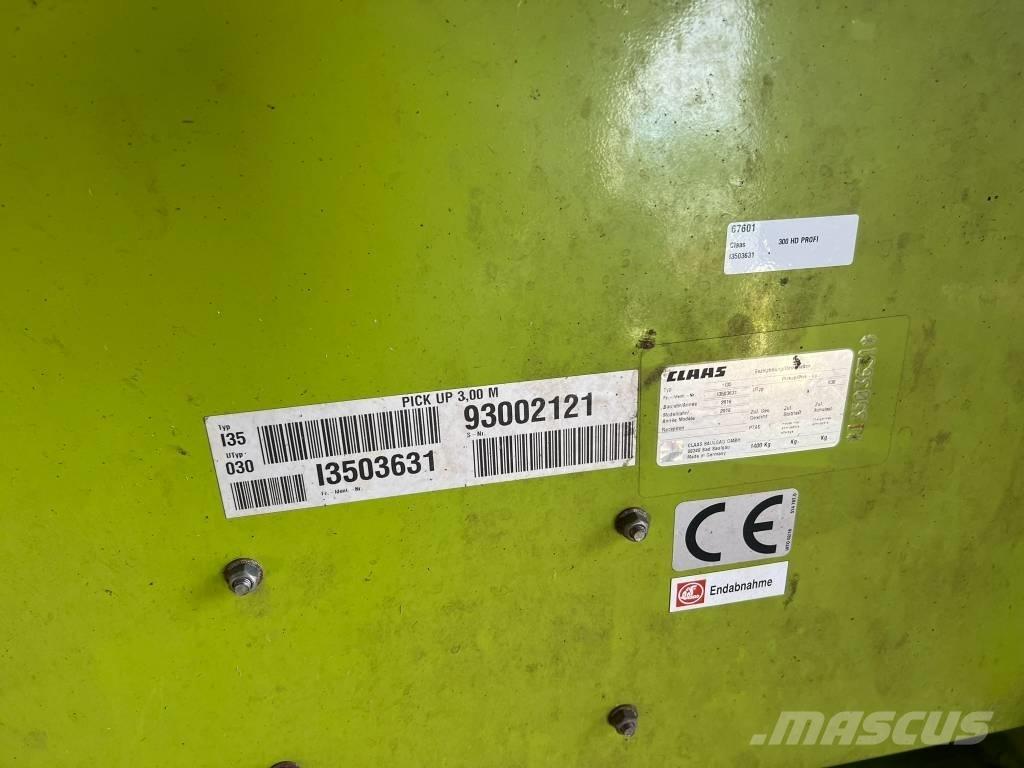 CLAAS PU 300 HD معدات أخرى لحصاد العلف