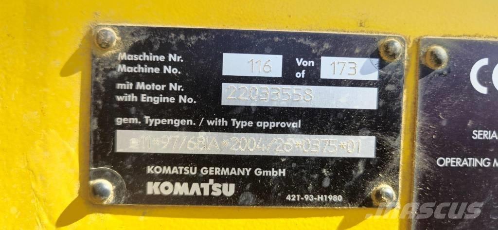 Komatsu PW 180-7EO حفارات بعجل