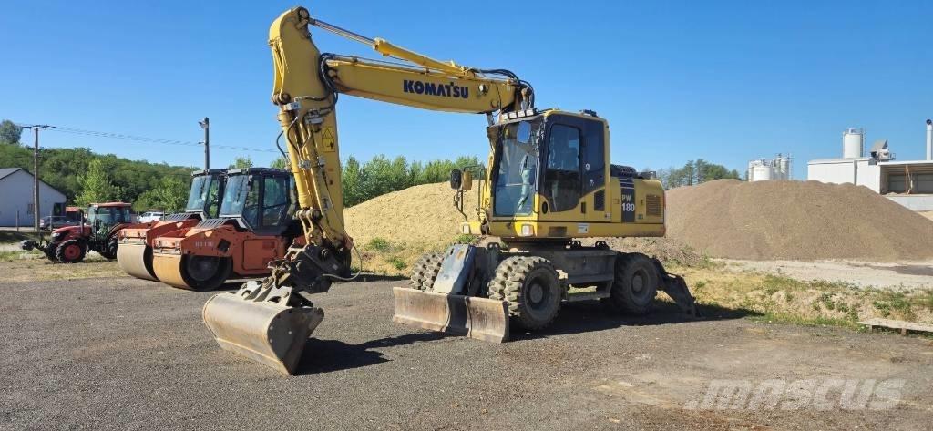 Komatsu PW 180-7EO حفارات بعجل