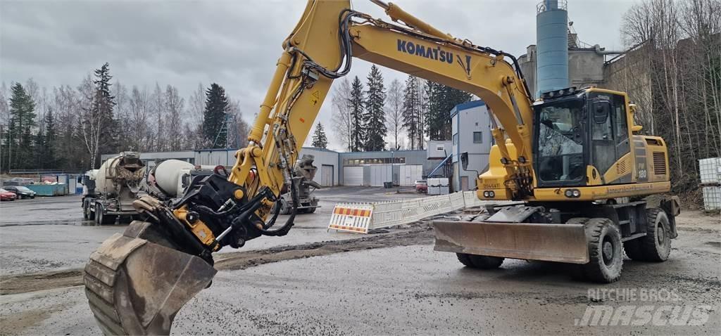 Komatsu PW180-11 حفارات بعجل